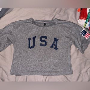 USA crop top
